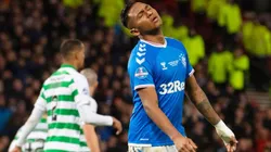 La decepción de Alfredo Morelos tras errar penal contra el Celtic.