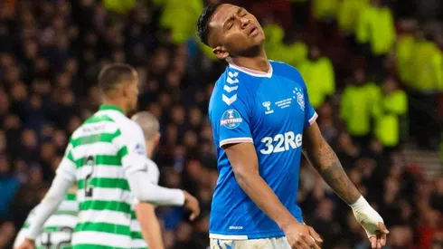 La decepción de Alfredo Morelos tras errar penal contra el Celtic.