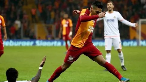 Falcao celebró su regreso a las canchas con el Galatasaray