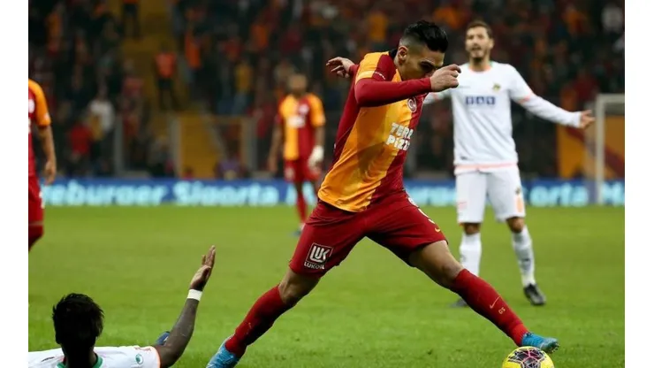 Falcao celebró su regreso a las canchas con el Galatasaray