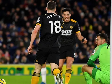 Raúl Jiménez nuevamente dijo presente en el empate de los Wolves