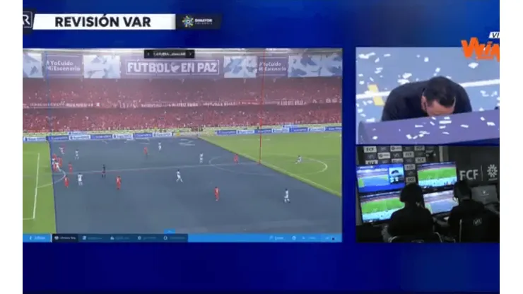 El debut oficial del VAR en el fútbol profesional colombiano.