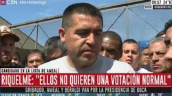 Se calentó Riquelme en el inicio de las elecciones en Boca: "Son tramposos"