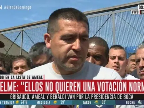 Se calentó Riquelme en el inicio de las elecciones en Boca: "Son tramposos"
