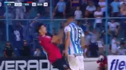 Los golpes entre Cabral y Salinas.