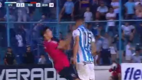 Los golpes entre Cabral y Salinas.