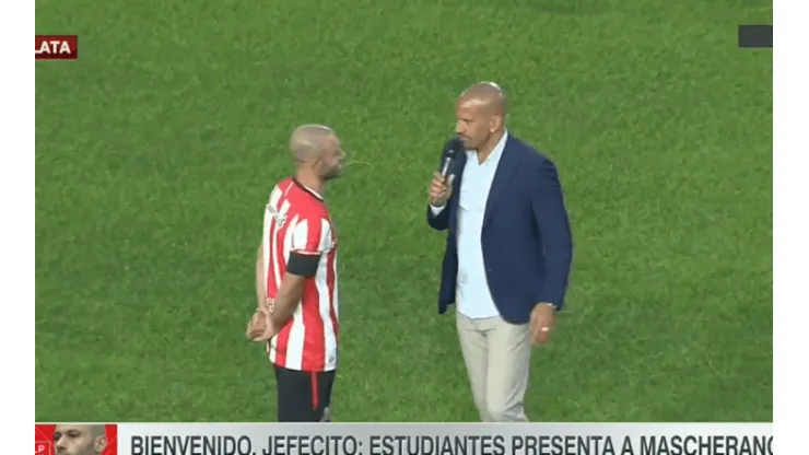 Que se haga cargo: la frase de Verón a Mascherano en plena presentación