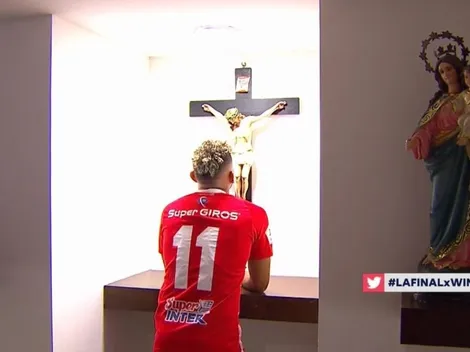 La imagen re viral de Duván Vergara segundos antes de jugar la final del FPC