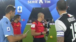 Cuadrado quiso hacerse el gracioso, le sacó el balón ¡y al juez no le gustó nada!