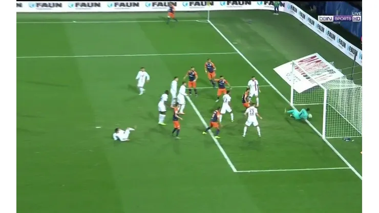 ¿Qué pasó, Keylor? La floja reacción de Navas en el gol del Montpellier