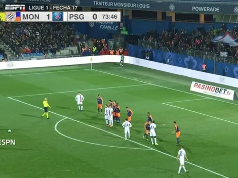 Neymar clavó un golazo de tiro libre y calló a todos en el festejo