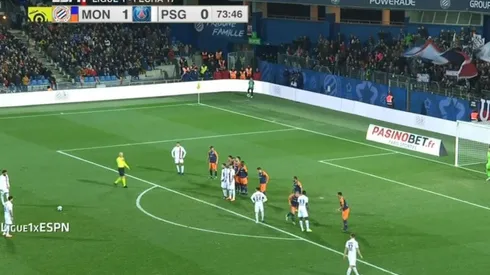 Neymar clavó un golazo de tiro libre y calló a todos en el festejo