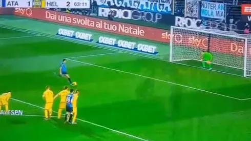 Qué forma de pegarle: Muriel y un tiro curioso para su gol de penal