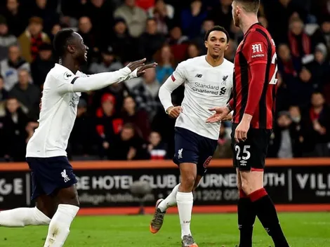 El Liverpool goleó 3 a 0 al Bournemouth y le sacó 11 puntos al segundo