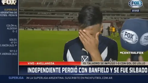 Foto de Domingo Blanco, jugador de Independiente.