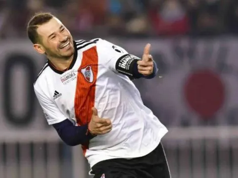 Mora subió una foto de la final en Madrid para la nostalgia de los de River