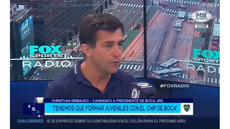 Christian Gribaudo en 'Fox Sports Radio'.