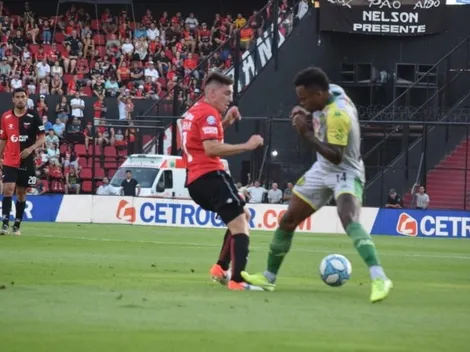 Con goles de Rincón y Andrada, Aldosivi le ganó un partido de seis puntos a Colón