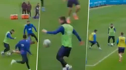 Barcelona subió un video de Messi entrenando en modo Dios