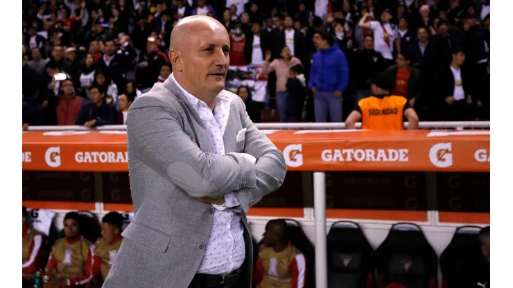 Pablo Repetto, el entrenador de Liga de Quito.