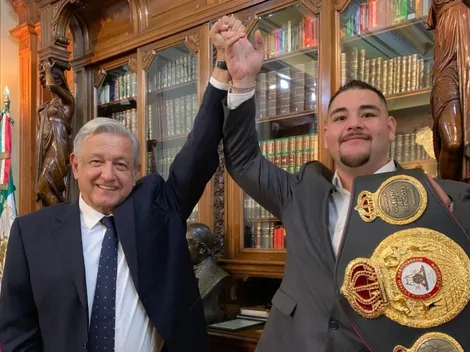 El mensaje de AMLO a Andy Ruiz antes de su revancha con Anthony Joshua