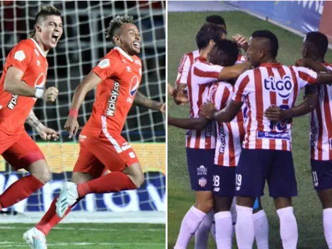 Así formarían América de Cali y Junior en la final de la Liga Águila