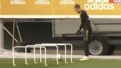 No le importa nada: Bale 'jugó al golf' en la práctica del Madrid