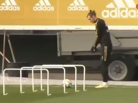 No le importa nada: Bale 'jugó al golf' en la práctica del Madrid