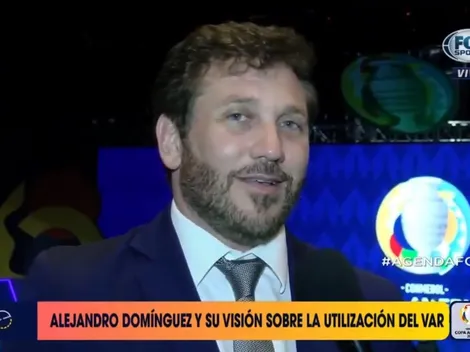 A Alejandro Domínguez le preguntaron si era de River y fue contundente
