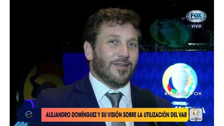 A Alejandro Domínguez le preguntaron si era de River y fue contundente