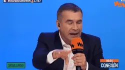 Diego Rueda el el debate de WIN Sports entre 'Saque Largo' y 'Conexión'.