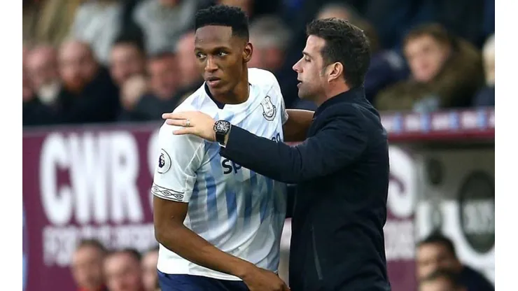 El conmovedor mensaje de Yerry Mina a su técnico tras ser despedido del Everton