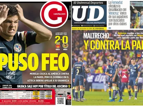Las duras portadas de periódicos en contra del América