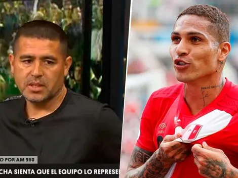 Riquelme reveló qué habló con Paolo Guerrero e ilusionó a todo Boca