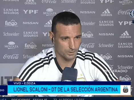 Scaloni: "Estos chicos están capacitados para jugar con esta camiseta"