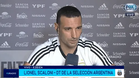 Scaloni: "Estos chicos están capacitados para jugar con esta camiseta"