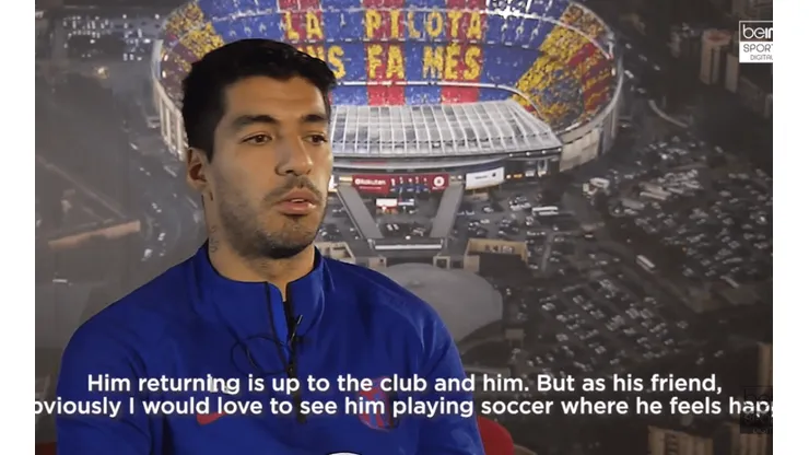 Suárez, sobre Neymar: "Su vuelta dependerá del Barcelona, del París y de él"