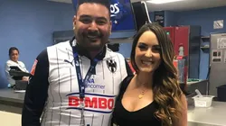 Amuleto Rayado: Patty López de la Cerda conoció el Gigante de Acero y le dio suerte a Monterrey