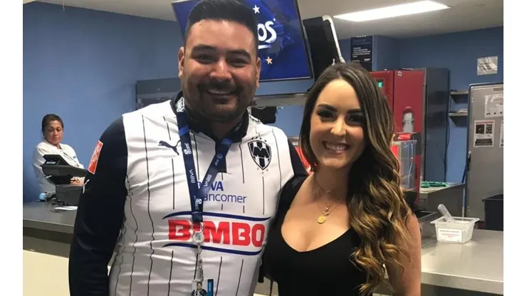 Amuleto Rayado: Patty López de la Cerda conoció el Gigante de Acero y le dio suerte a Monterrey