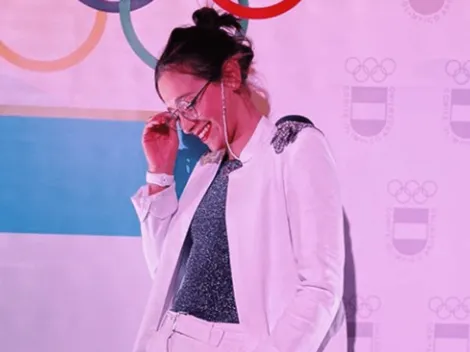 Delfina Pignatiello fue elegida la mejor deportista argentina y se cantó un reggaeton en pleno escenario
