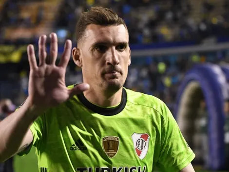 El representante de Armani lleva calma a River: "Está muy contento con el club"