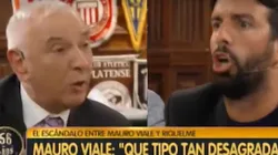 Hermoso: Azzaro se la pudrió con toda a Viale por pegarle a Riquelme
