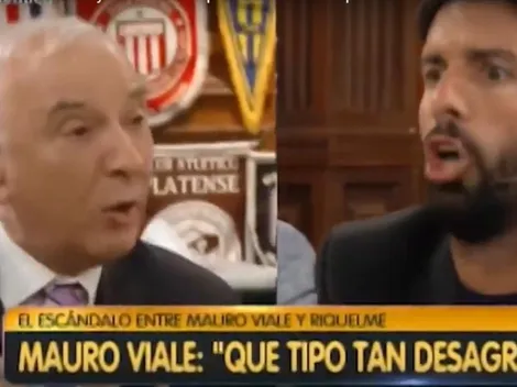 Hermoso: Azzaro se la pudrió con toda a Viale por pegarle a Riquelme