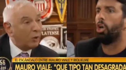 Hermoso: Azzaro se la pudrió con toda a Viale por pegarle a Riquelme