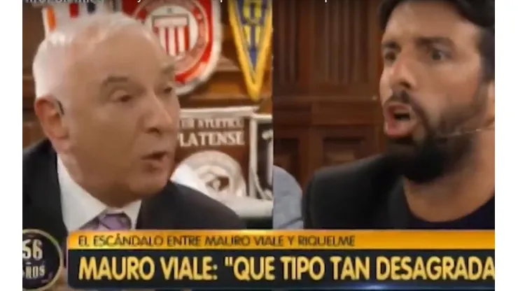 Hermoso: Azzaro se la pudrió con toda a Viale por pegarle a Riquelme