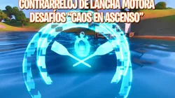 Como completar el desafío Contrarreloj en Lancha Motora en Fortnite