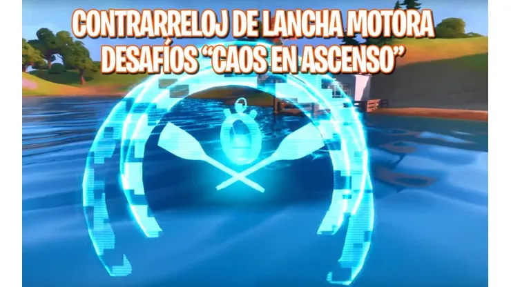 Como completar el desafío Contrarreloj en Lancha Motora en Fortnite