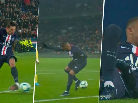 ¡Qué golazo! Di María metió un pase de tres dedos y Mbappé definió de taco
