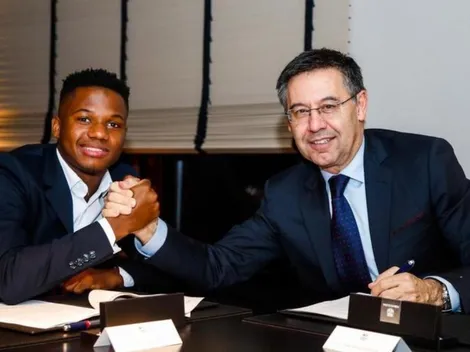 Oficial: Barcelona blindó a Ansu Fati con una cláusula millonaria