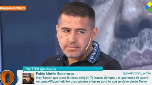En vivo: Rial le contó a Riquelme que Angelici le dijo "psicópata"